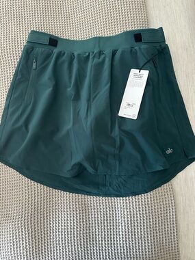 ALO Yoga High-Waist Mini Skirt - Midnight Green